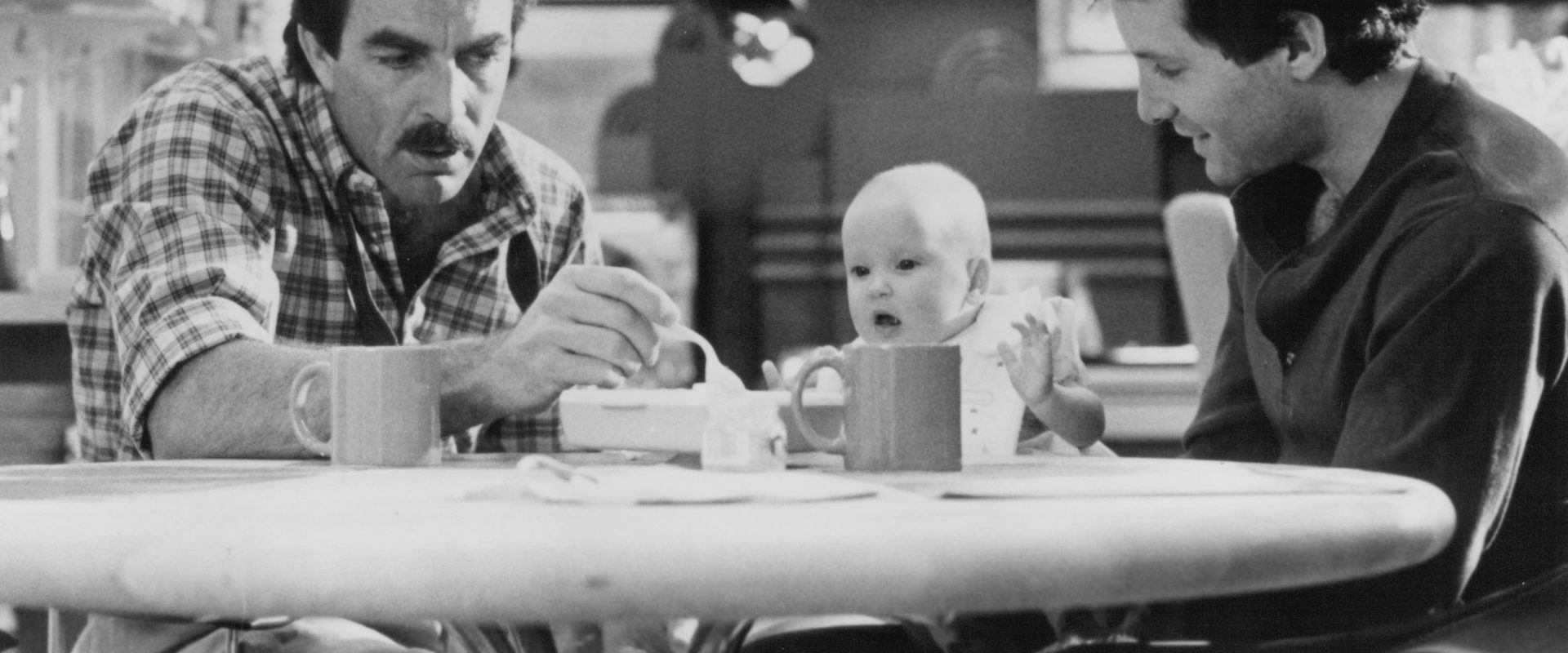 3 Men and a Baby background