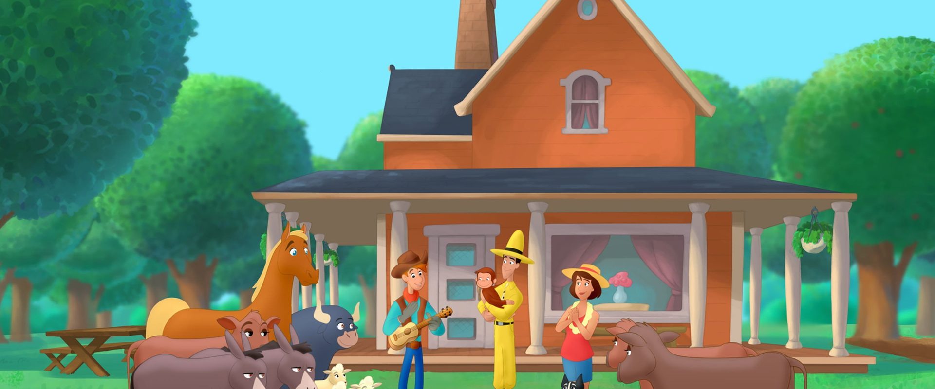 Curious George: Go West, Go Wild background