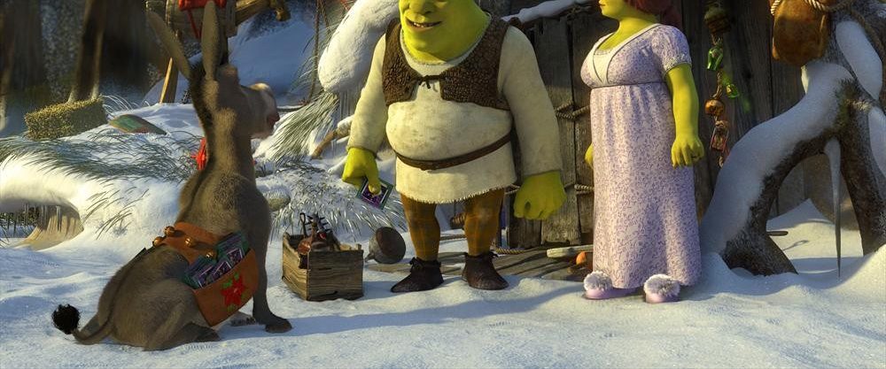 Shrek the Halls background
