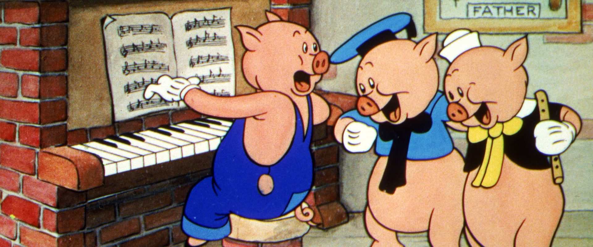 Three Little Pigs background