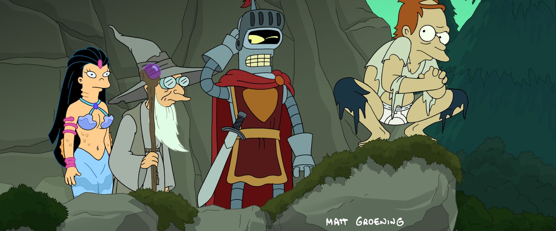 Futurama: Bender's Game background