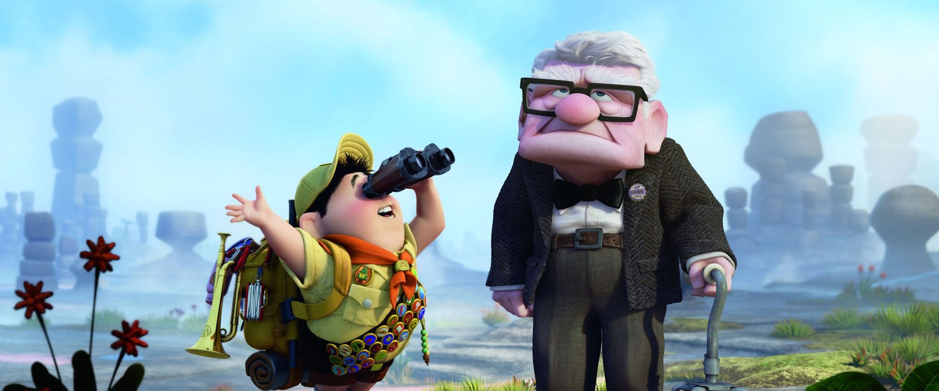 Up background