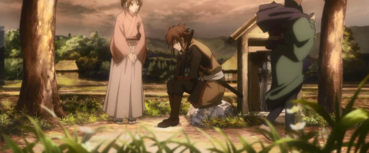 Hakuoki - Demon of the Fleeting Blossom – Warrior Spirit of the Blue Sky background