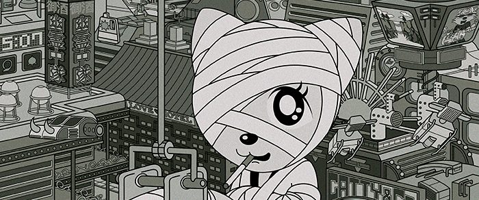 Tamala 2010: A Punk Cat in Space background