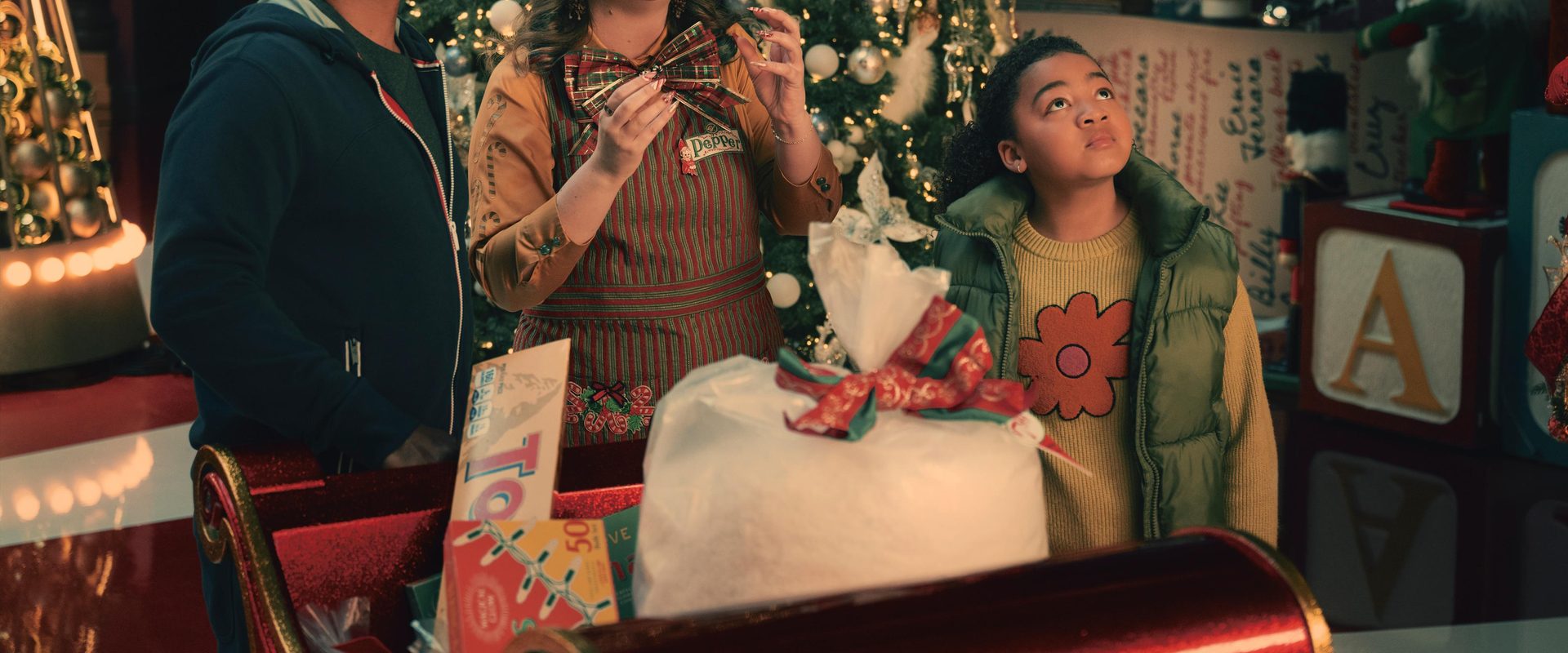 Candy Cane Lane background
