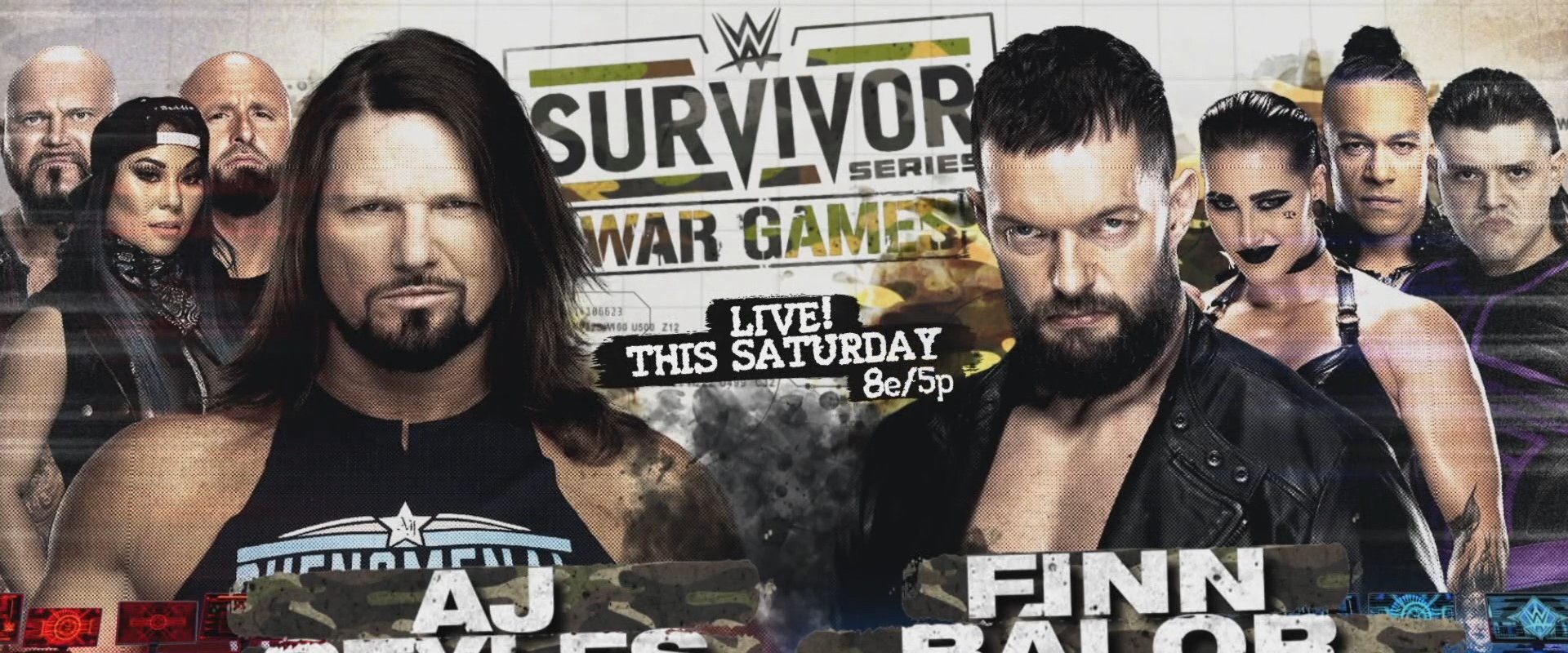 WWE Survivor Series WarGames 2022 background