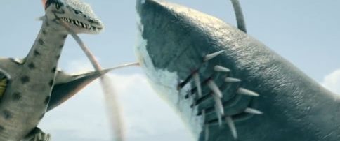 Sharktopus vs. Pteracuda background