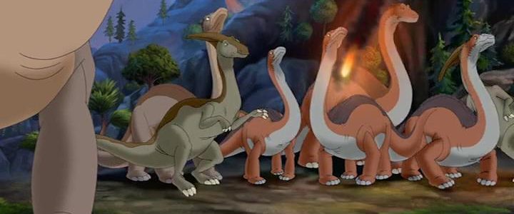 The Land Before Time XIV: Journey of the Brave background