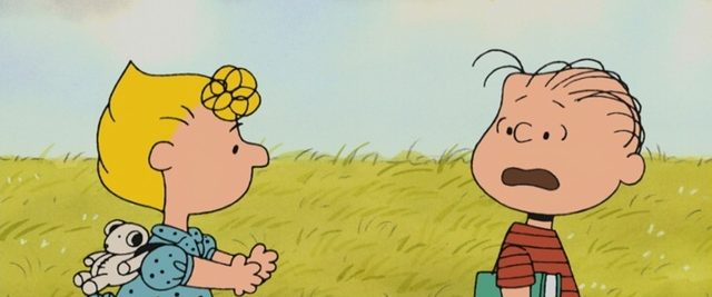 Be My Valentine, Charlie Brown background