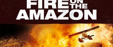 Fire on the Amazon background