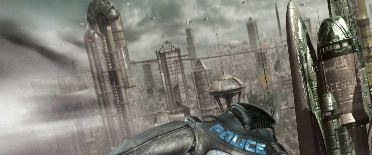 Nightmare City 2035 background