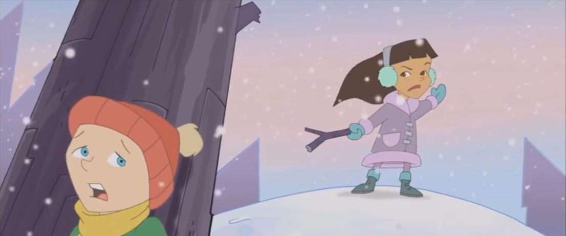 The Legend of Frosty the Snowman background
