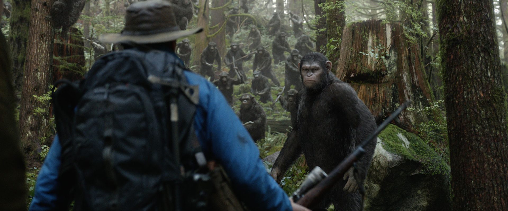 Dawn of the Planet of the Apes background