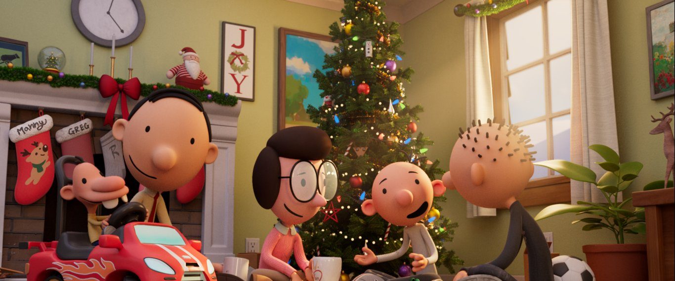 Diary of a Wimpy Kid Christmas: Cabin Fever background