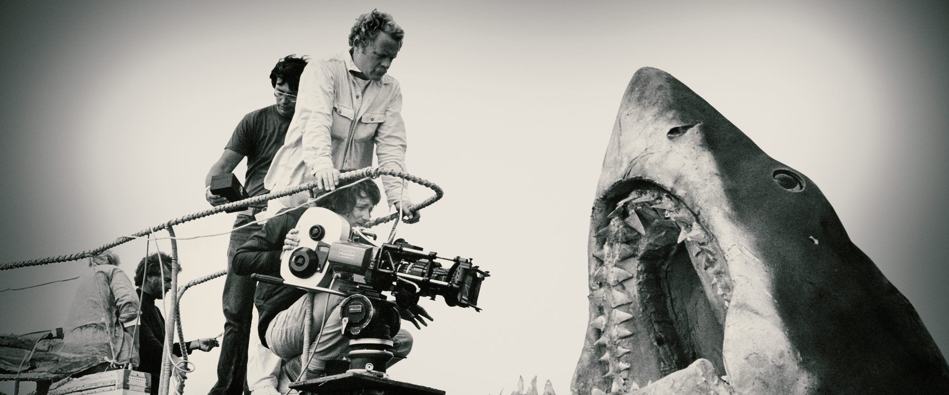 Jaws @ 50: The Definitive Inside Story background