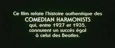 The Harmonists background