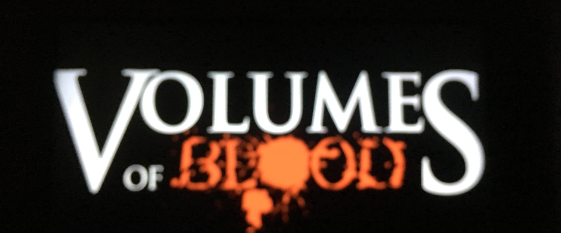 Volumes of Blood background
