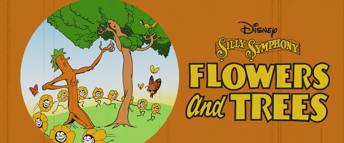 Flowers and Trees background