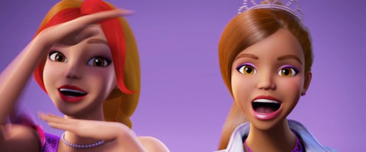 Barbie in Rock 'N Royals background