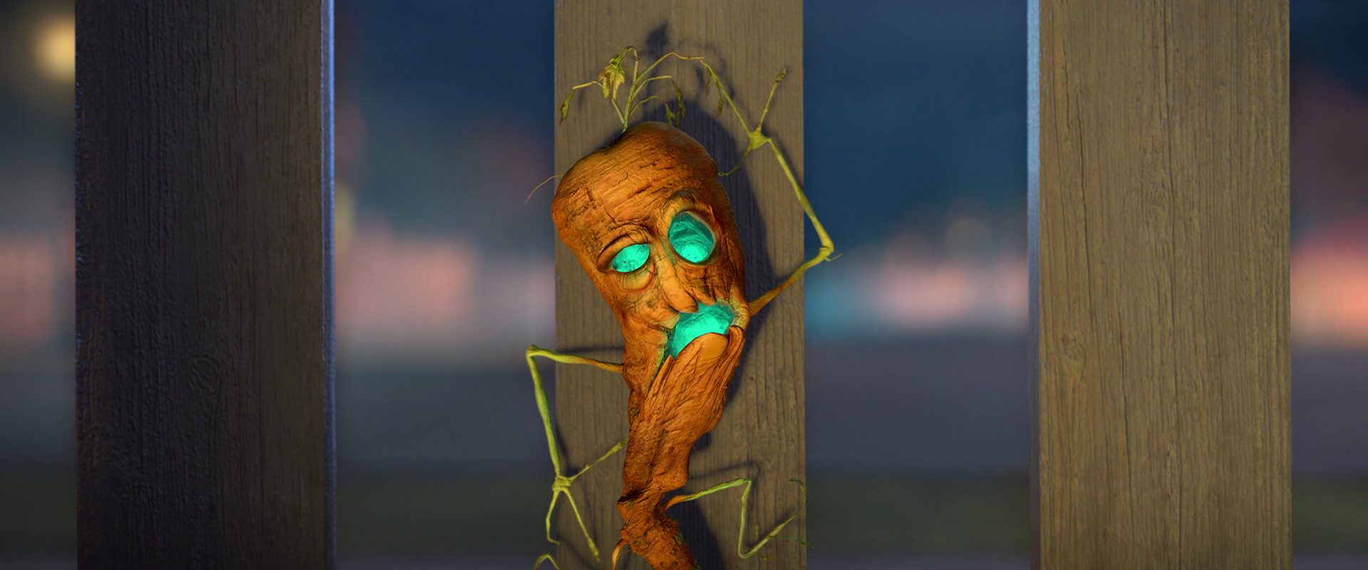 Night of the Living Carrots background