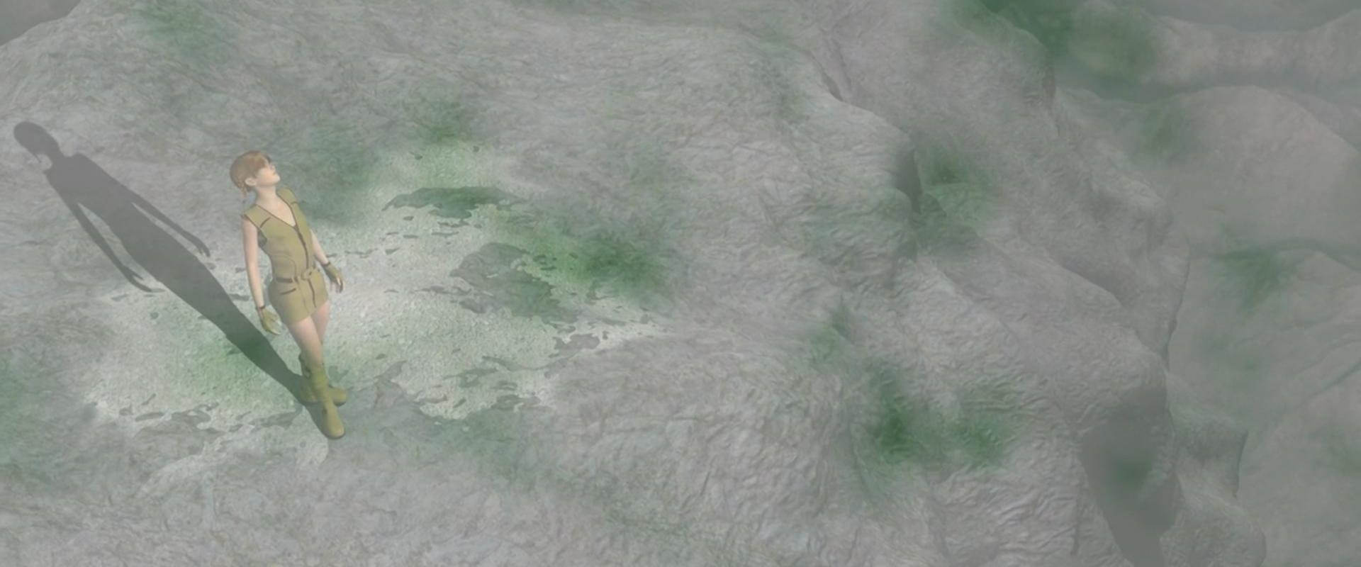 The Misty Green Sky background