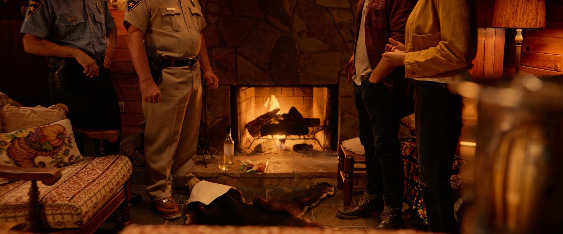 Adult Swim Yule Log (aka The Fireplace) background