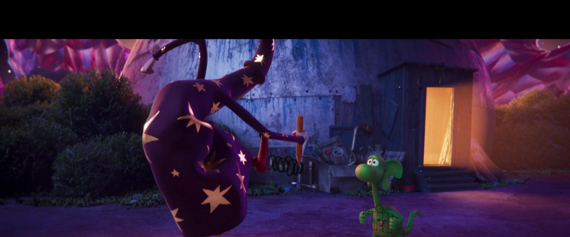 The Green Dinosaur background
