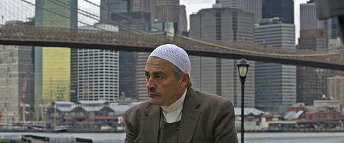 Five Minarets in New York background