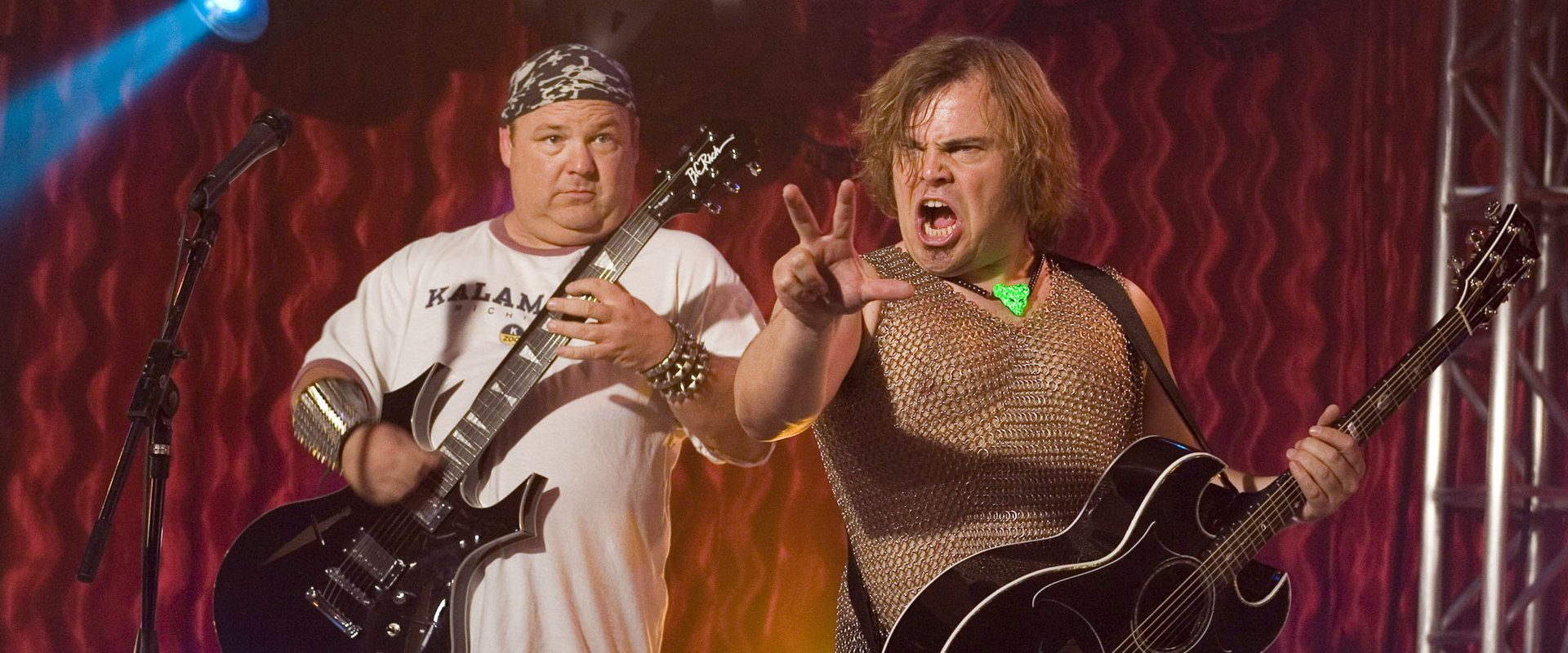 Tenacious D in The Pick of Destiny background