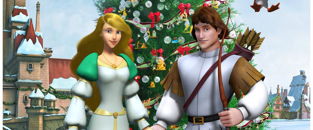The Swan Princess Christmas background