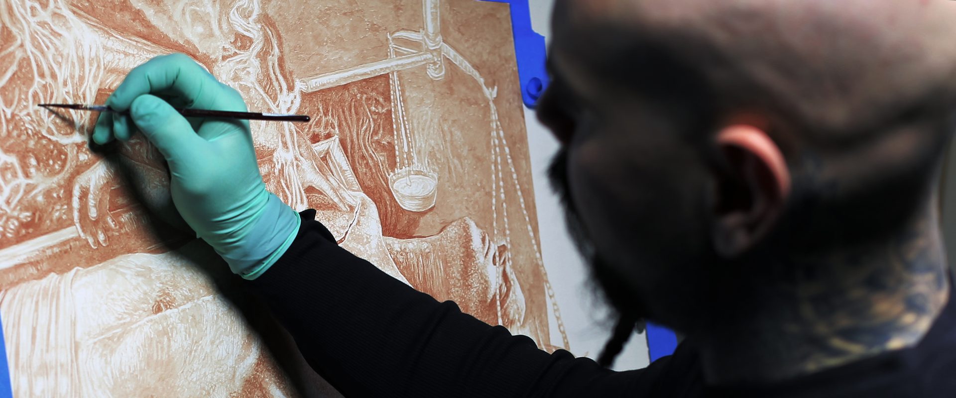 Bloodlines: The Art and Life of Vincent Castiglia background