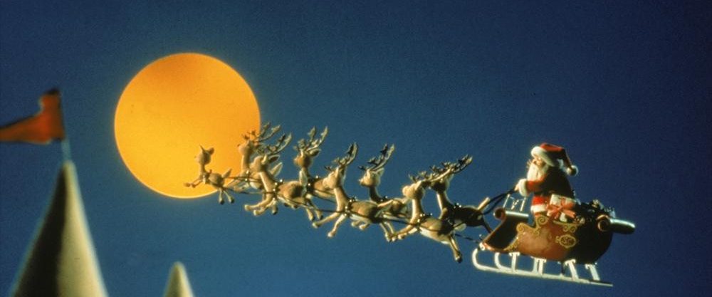Rudolph's Shiny New Year background
