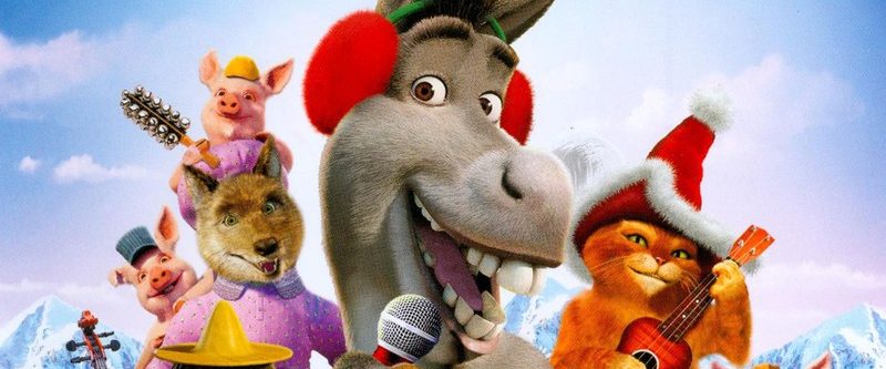 Donkey's Christmas Shrektacular background