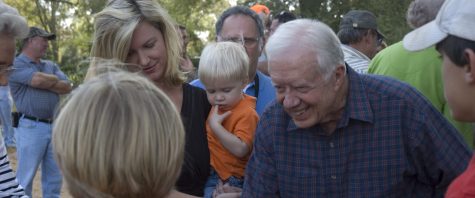 Jimmy Carter Man from Plains background