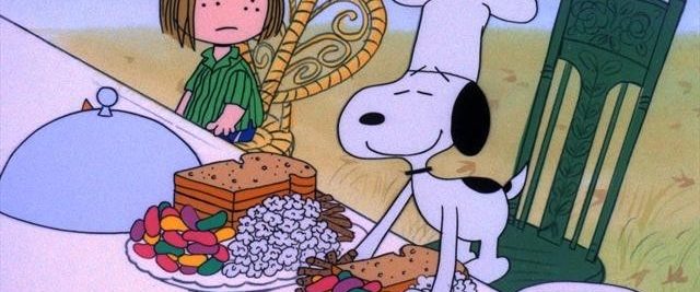 A Charlie Brown Thanksgiving background