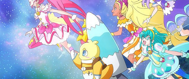 Pretty Cure Miracle Universe background