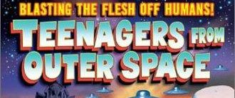 Teenagers from Outer Space background
