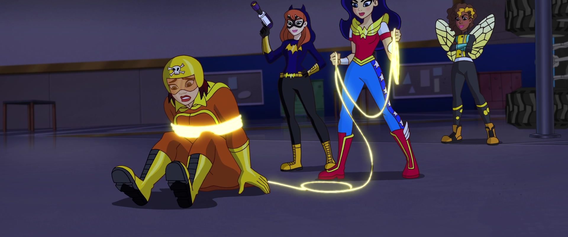DC Super Hero Girls: Intergalactic Games background