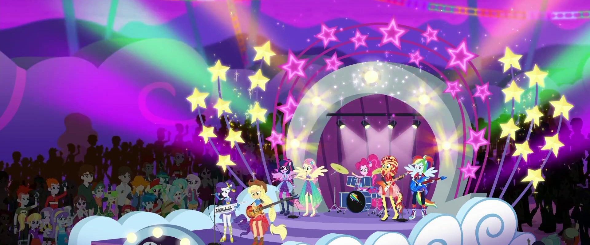 My Little Pony Equestria Girls: Rollercoaster of Friendship background