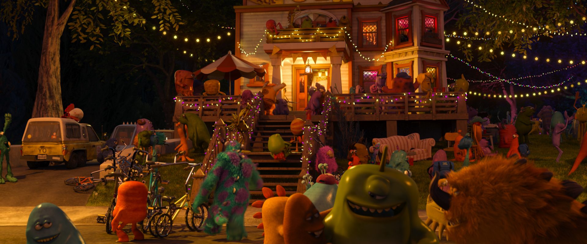 Monsters University background