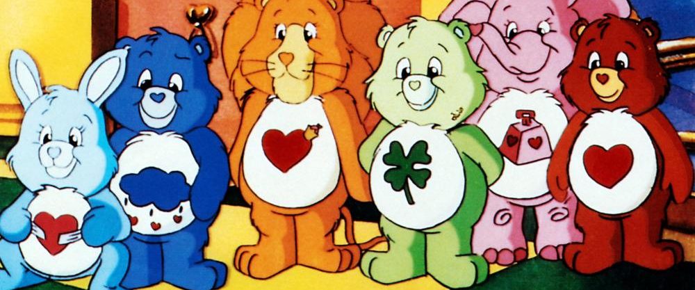 The Care Bears Adventure in Wonderland background