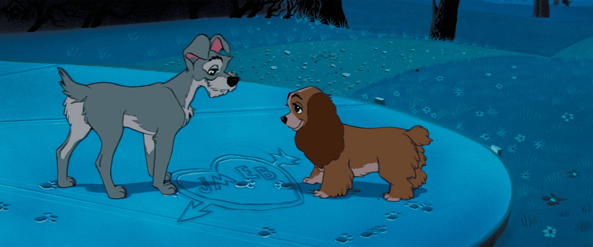 Lady and the Tramp background