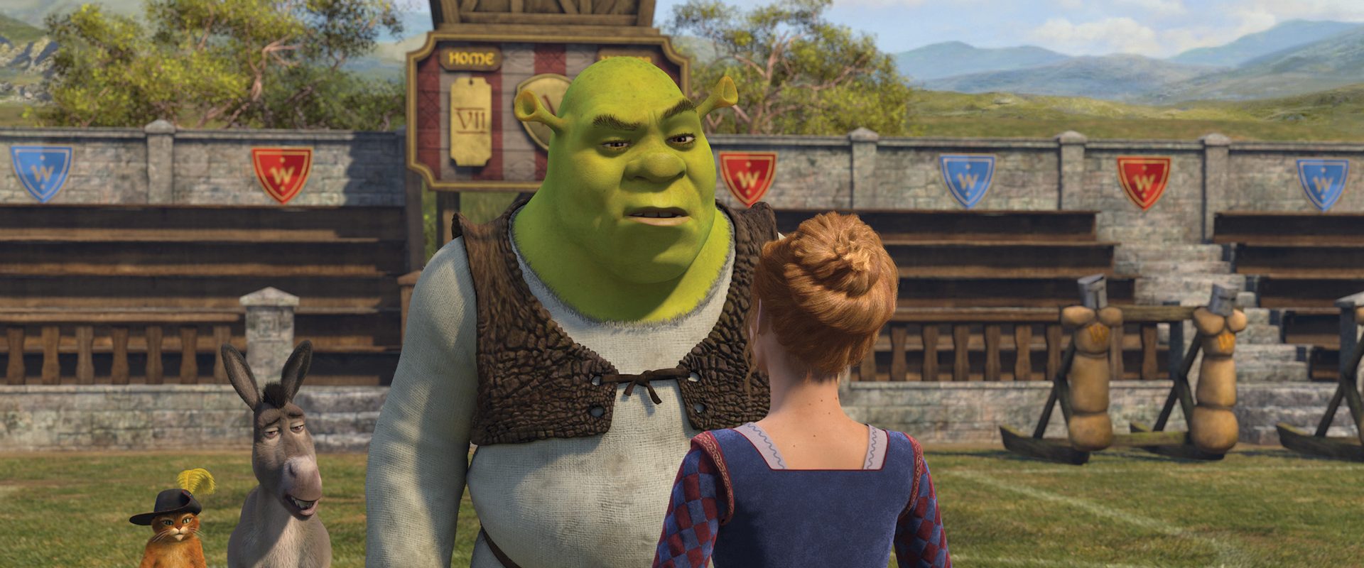 Shrek the Third background