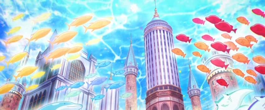 Healin' Good♡Pretty Cure: GoGo! Big Transformation! The Town of Dreams background