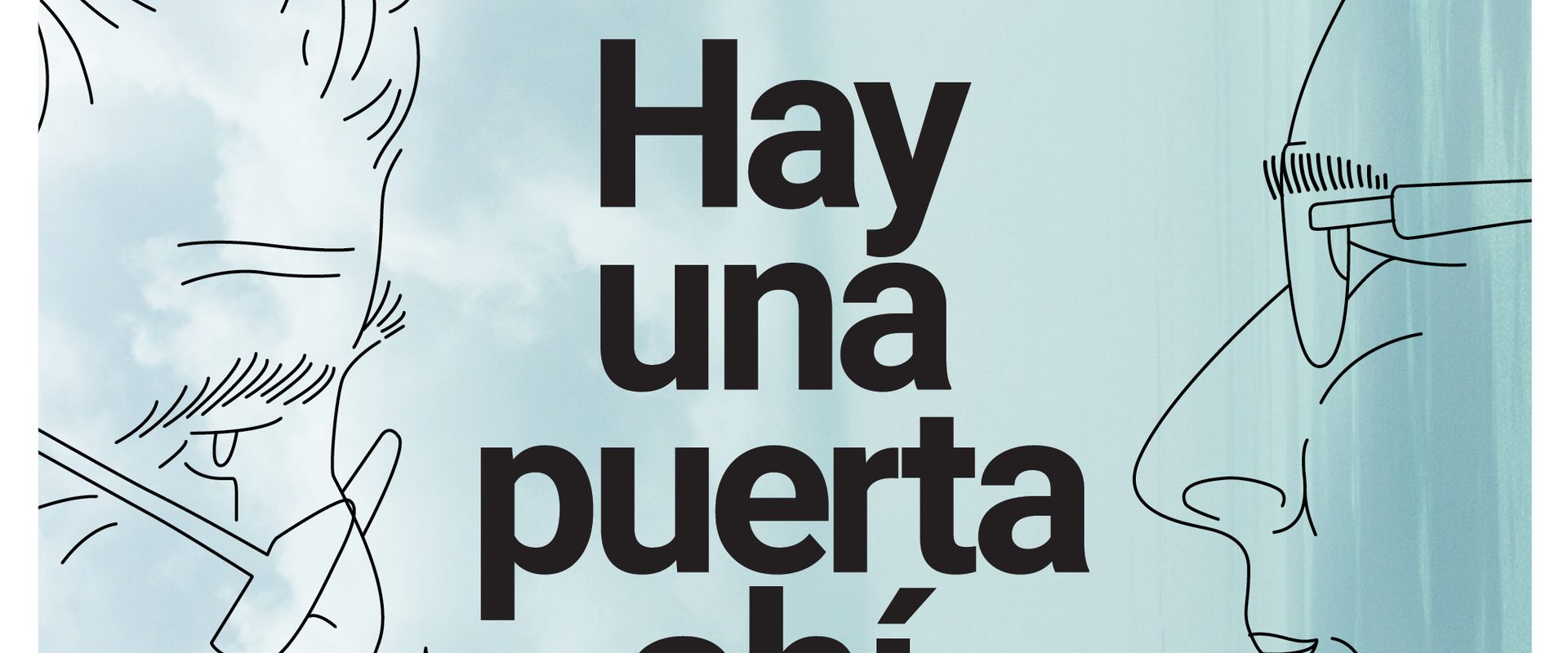 Hay una puerta ahí background