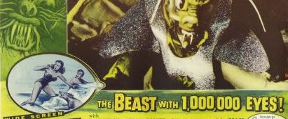 The Beast with a Million Eyes background