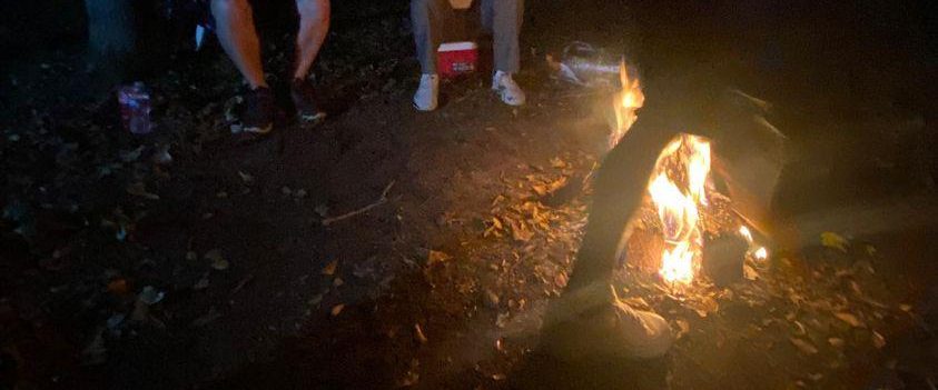 Campfire Dead by Dawn background