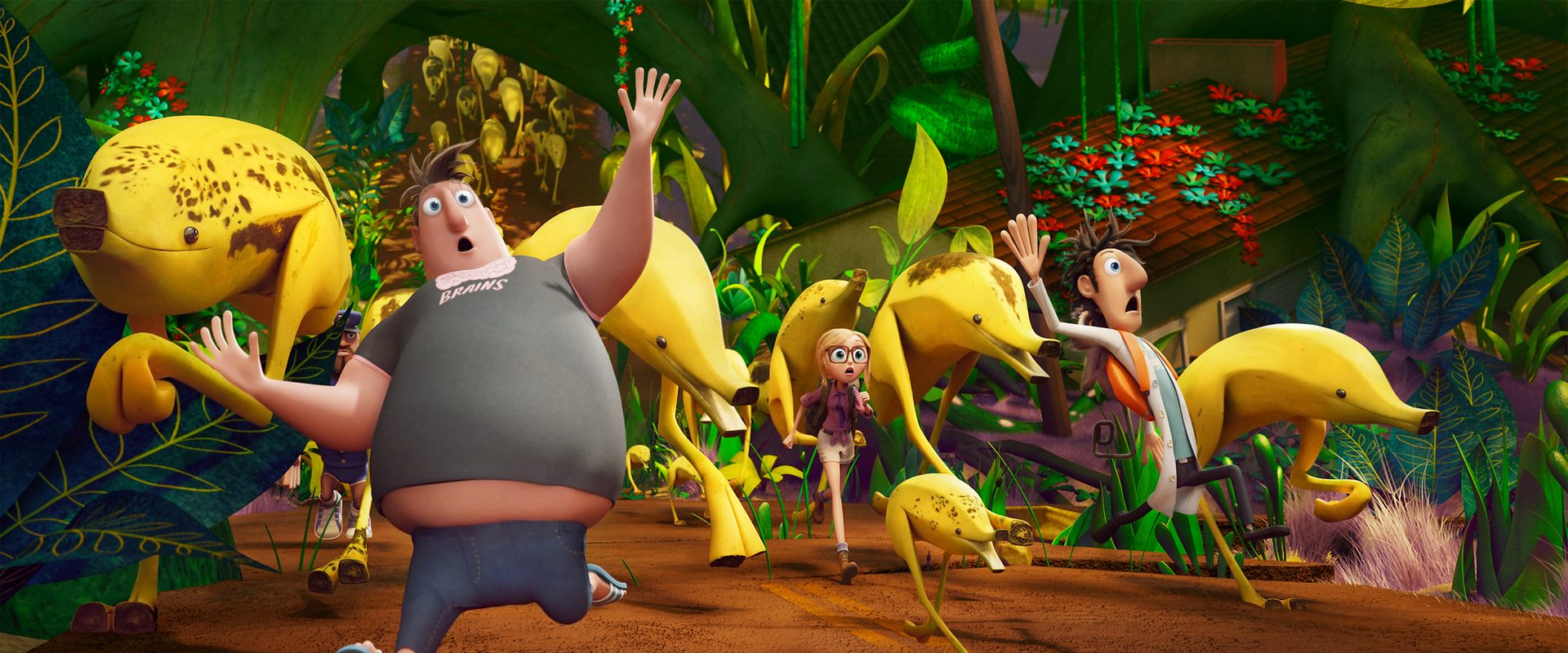 Cloudy with a Chance of Meatballs 2 background