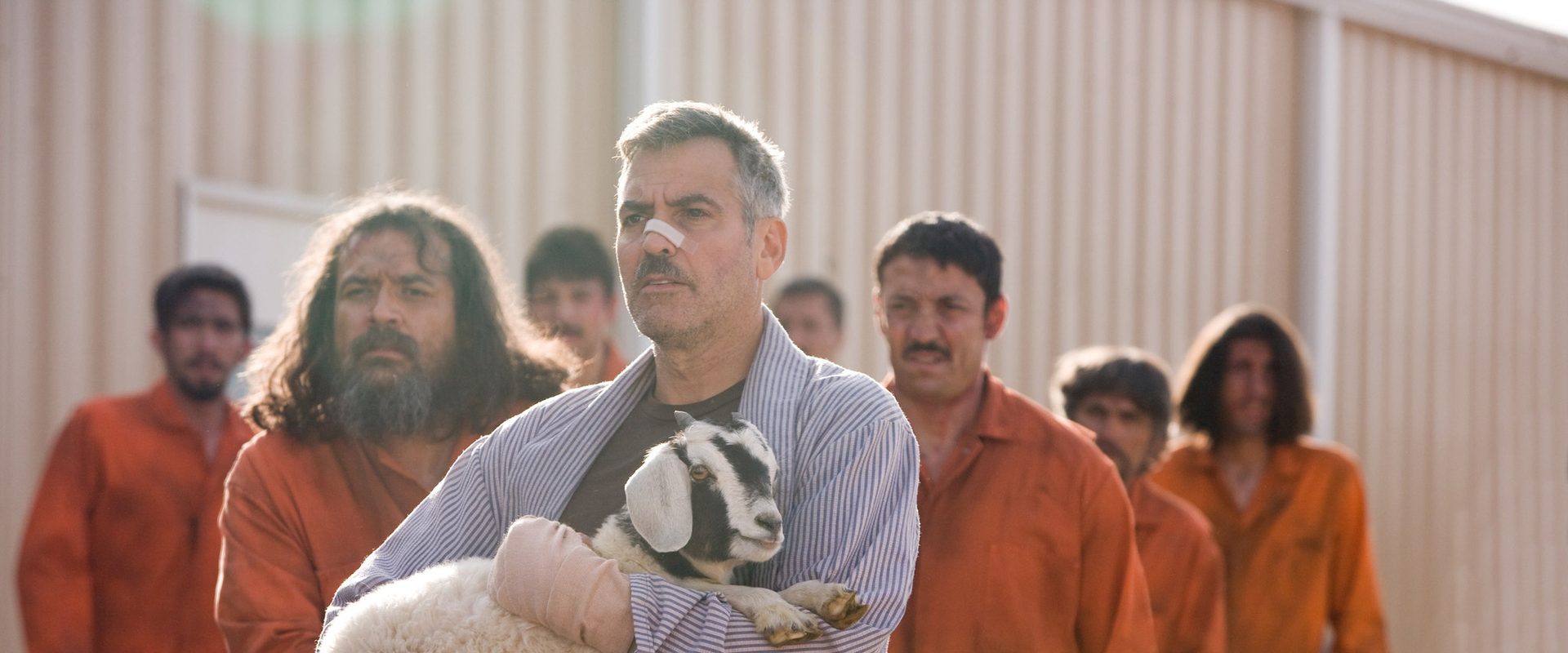 The Men Who Stare at Goats background