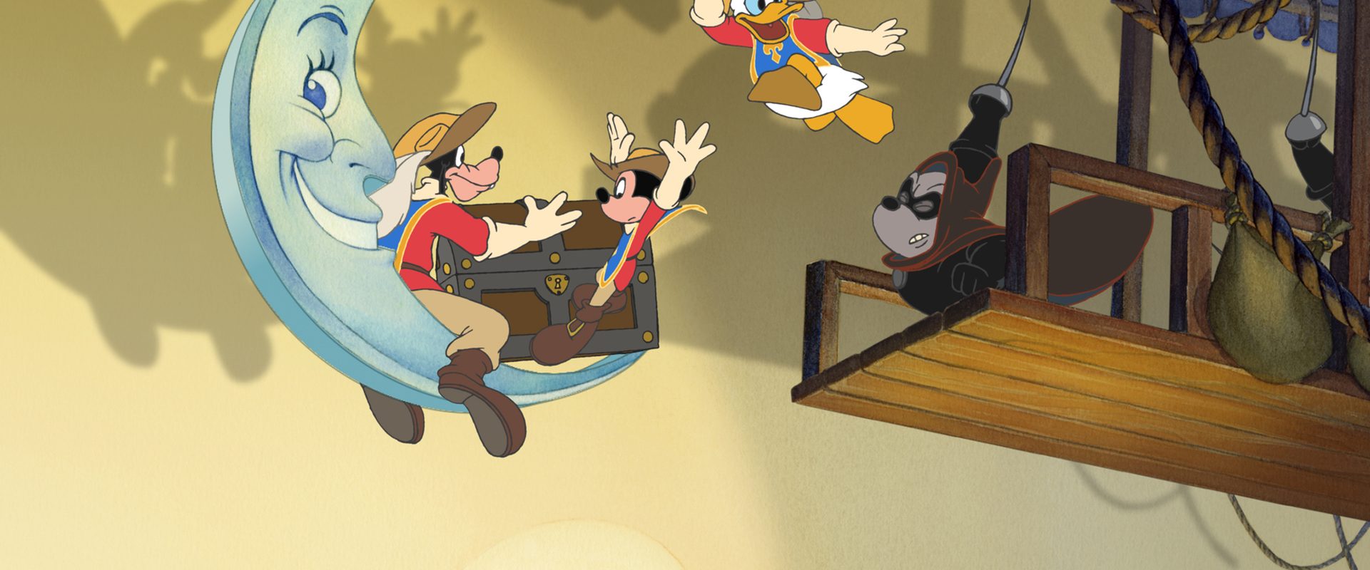 Mickey, Donald, Goofy: The Three Musketeers background